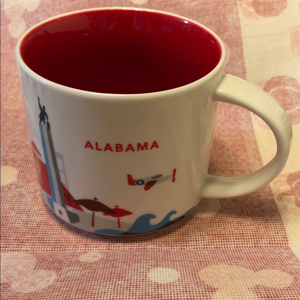 Starbucks Alabama Mug - Red and White